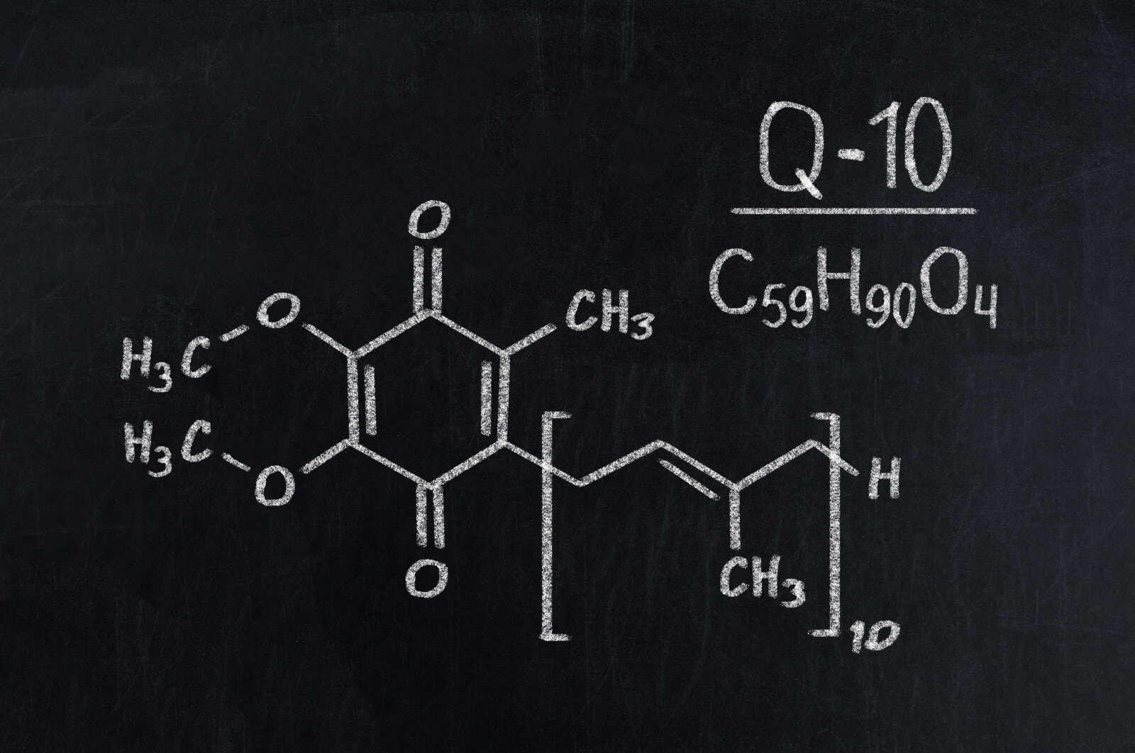 Coenzima Q10, un compuesto que está presente en el organismo humano de forma natural